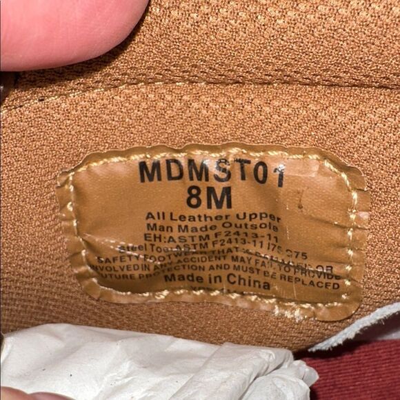 NWT Twisted X Men's Steel Toe Leather Boots - Picture 8 of 10